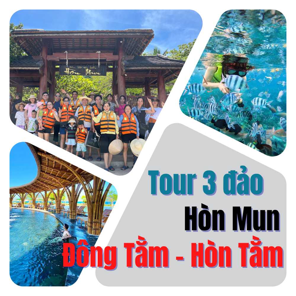 Tour 3 đảo Hòn Mun Nha Trang